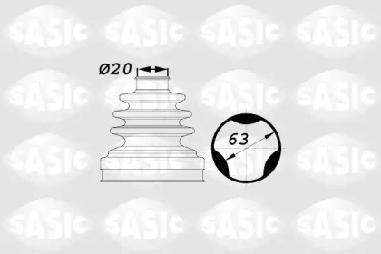 Привод колеса SASIC для PEUGEOT 207 CC (WD_) 1.6 16V