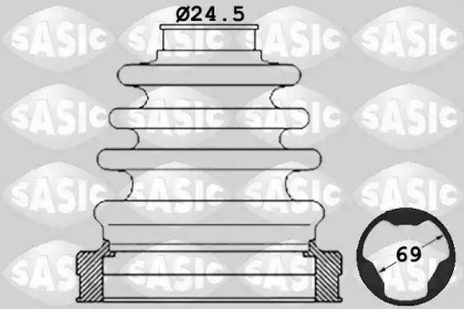 Привод колеса SASIC для NISSAN JUKE (F15) 1.5 dCi
