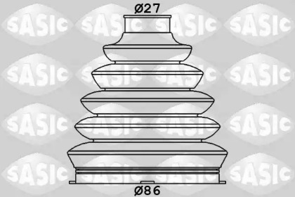 Пыльник SASIC для FORD GRAND C-MAX (DXA/CB7, DXA/CEU) 1.6 TDCi