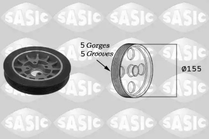 Ременный шкив SASIC для VW POLO (6N1) 64 1.9 D