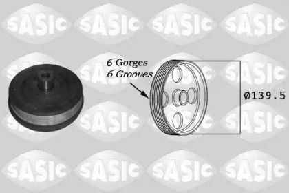 Ременный шкив SASIC для FORD MONDEO IV Turnier (BA7) 1.8 TDCi