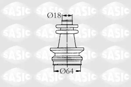 Пыльник SASIC для PEUGEOT 205 I (741A/C) 1.7 Diesel