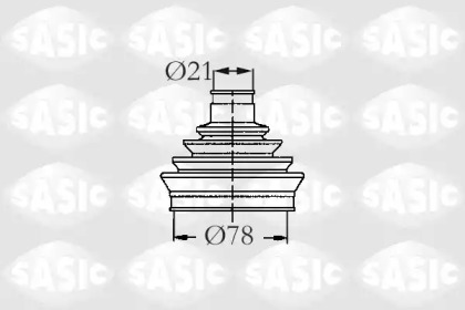 Привод колеса SASIC для PEUGEOT 305 II Break (581E) 1.9 Diesel