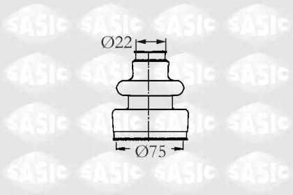 Пыльник SASIC для PEUGEOT 205 I (741A/C) 1.7 Diesel