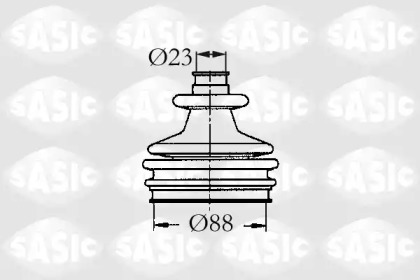 Привод колеса SASIC для PEUGEOT 405 I (15B) 1.9 SPort MI-16 4x4
