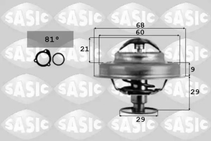 Термостат SASIC для PEUGEOT 205 I (741A/C) 1.7 Diesel