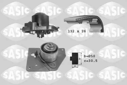 Водяной насос SASIC для NISSAN PRIMASTAR Фургон (X83) 1.9 dCi 100
