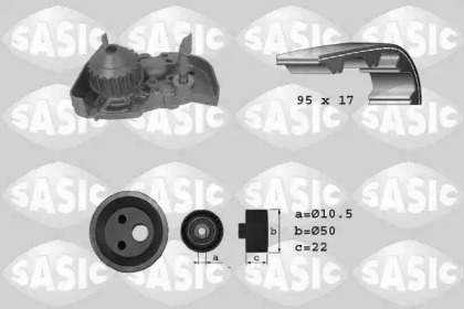 Водяной насос SASIC для RENAULT MEGANE I (BA0/1_) 1.4 e (BA0E, BA0V)
