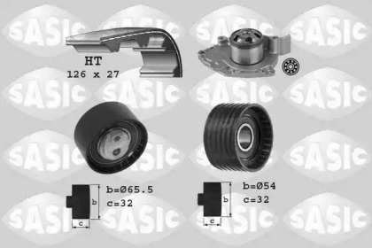 Водяной насос SASIC для RENAULT CLIO III (BR0/1, CR0/1) 2.0 16V Sport
