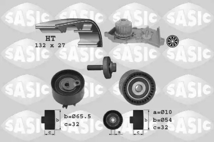 Водяной насос SASIC для RENAULT CLIO III (BR0/1, CR0/1) 1.6 16V GT (BR10, CR10)