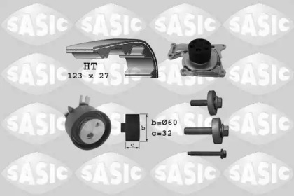 Водяной насос SASIC для RENAULT CLIO III (BR0/1, CR0/1) 1.5 dCi (BR0H, CR0H)