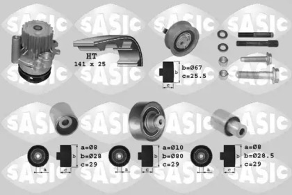Ремень ГРМ / натяжение SASIC для VW BORA Variant (1J6) 1.9 TDI