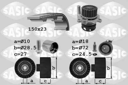 Ремень ГРМ / комплект SASIC для VW BORA Variant (1J6) 1.8 4motion