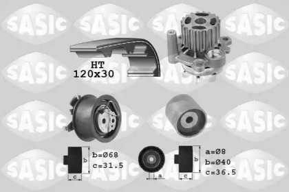Ремень ГРМ / комплект SASIC для VW BORA Variant (1J6) 1.9 TDI 4motion