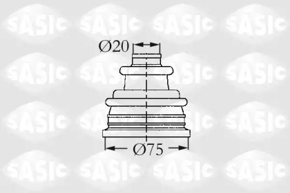 Привод колеса SASIC для RENAULT RAPID Фургон (F40_, G40_) 1.4 (F402)