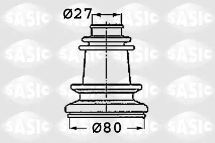 Привод колеса SASIC для RENAULT RAPID Фургон (F40_, G40_) 1.4 (F402)