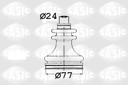 Привод колеса SASIC для RENAULT CLIO I (B/C57_, 5/357_) 1.4