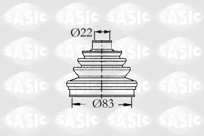 Привод колеса SASIC для RENAULT CLIO I (B/C57_, 5/357_) 1.4