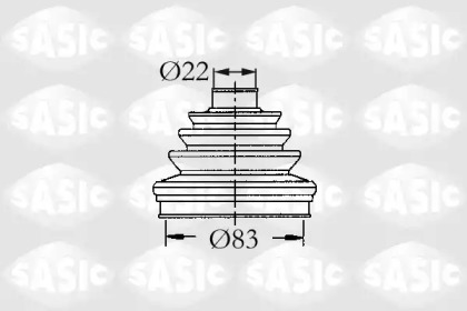 Привод колеса SASIC для RENAULT CLIO I (B/C57_, 5/357_) 1.4