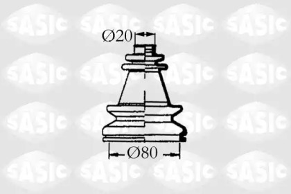 Привод колеса SASIC для RENAULT CLIO I (B/C57_, 5/357_) 1.4
