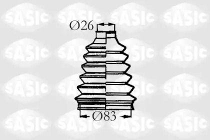 Пыльник SASIC для RENAULT KANGOO (KC0/1_) 1.4 (KC0C, KC0H, KC0B, KC0M)