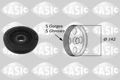 Ременный шкив SASIC для PEUGEOT 205 I (741A/C) 1.7 Diesel