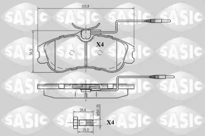 Дисковой тормозной механизм SASIC для PEUGEOT 306 Кабриолет (7D, N3, N5) 2.0 16V