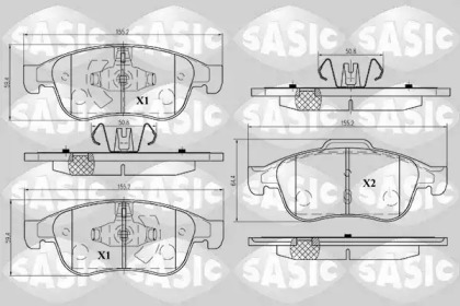 Дисковой тормозной механизм SASIC для DACIA DOKKER Express 1.6