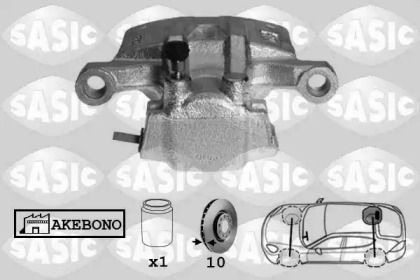 Суппорт диского колесного тормозного механизма / -держатель SASIC для PEUGEOT 4007 (GP_) 2.2 HDi