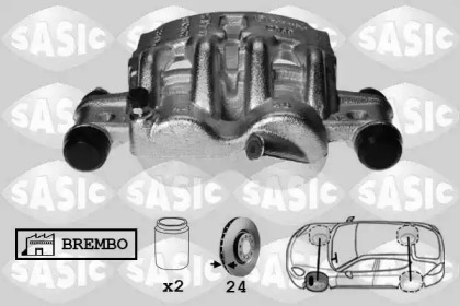 Суппорт диского колесного тормозного механизма / -держатель SASIC для PEUGEOT BOXER c бортовой платформой/ходовая часть 2.2 HDi 110