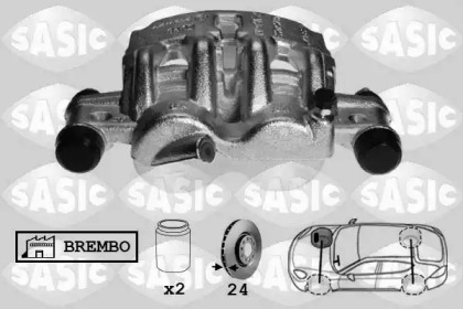 Суппорт диского колесного тормозного механизма / -держатель SASIC для PEUGEOT BOXER c бортовой платформой/ходовая часть 2.2 HDi 110