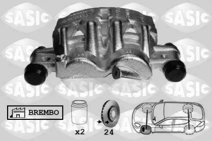 Суппорт диского колесного тормозного механизма / -держатель SASIC для PEUGEOT BOXER c бортовой платформой/ходовая часть 2.2 HDi 110