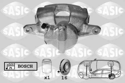 Суппорт диского колесного тормозного механизма / -держатель SASIC для PEUGEOT BOXER c бортовой платформой/ходовая часть 2.2 HDi 110