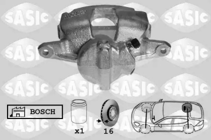 Суппорт диского колесного тормозного механизма / -держатель SASIC для PEUGEOT BOXER c бортовой платформой/ходовая часть 2.2 HDi 110