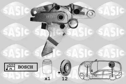 Суппорт диского колесного тормозного механизма SASIC для NISSAN INTERSTAR Фургон (X70) dCi 120