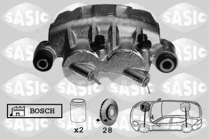 Суппорт диского колесного тормозного механизма SASIC для NISSAN INTERSTAR Фургон (X70) dCi 120