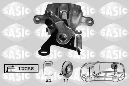 Суппорт диского колесного тормозного механизма / -держатель SASIC для FORD FOCUS Turnier (DNW) 1.8 TDCi