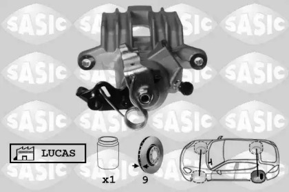 Суппорт диского колесного тормозного механизма SASIC для VW BORA Variant (1J6) 2.3 V5
