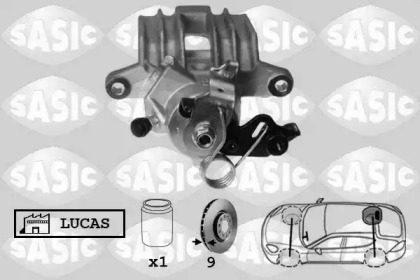 Суппорт диского колесного тормозного механизма SASIC для VW BORA Variant (1J6) 2.3 V5