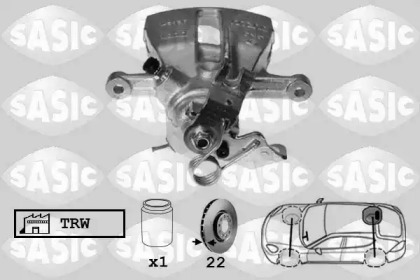Суппорт диского колесного тормозного механизма / -держатель SASIC для VW MULTIVAN V (7HM, 7HN, 7HF, 7EF, 7EM, 7EN) 1.9 TDI