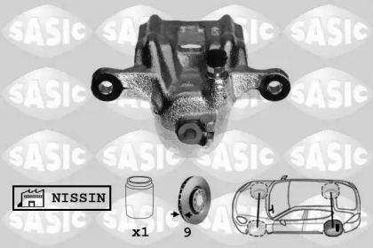 Суппорт диского колесного тормозного механизма SASIC для HONDA LEGEND II купе (KA) 3.2 i 24V (KA8)