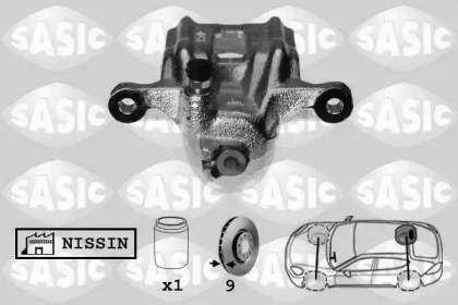 Суппорт диского колесного тормозного механизма SASIC для HONDA LEGEND II купе (KA) 3.2 i 24V (KA8)