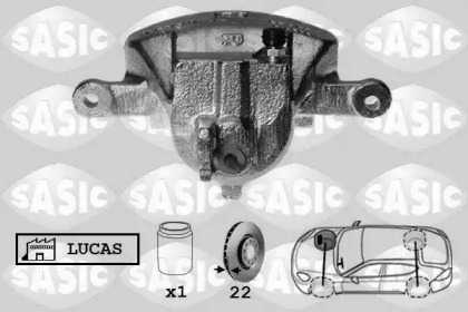 Суппорт диского колесного тормозного механизма SASIC для NISSAN PRIMERA Traveller (WP11) 2.0 TD