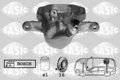 Суппорт диского колесного тормозного механизма SASIC для VW CRAFTER 30-50 c бортовой платформой/ходовая часть (2F_) 2.0 TDI
