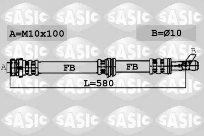 Тормоза SASIC для VW BORA Variant (1J6) 2.8 V6 4motion