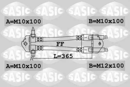 Тормоза SASIC для FORD TRANSIT Фургон (FA_ _) 2.0 DI (FAE_, FAF_, FAG_)