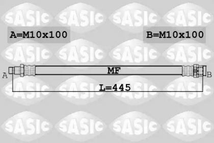 тормозные шланги SASIC для MINI MINI Кабриолет (R52) Cooper