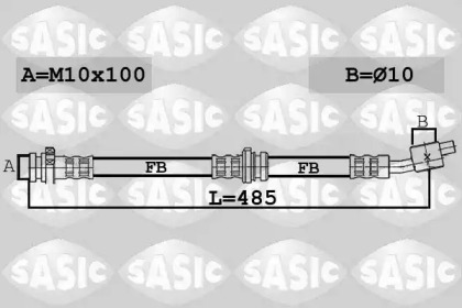 Тормоза SASIC для NISSAN ALMERA Classic (B10) 1.6 16V