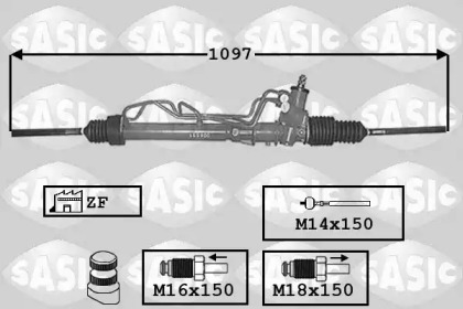 Рулевой механизм / насос SASIC для RENAULT RAPID Фургон (F40_, G40_) 1.4 (F402)