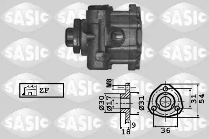 Рулевой механизм / насос SASIC для VW TRANSPORTER IV c бортовой платформой/ходовая часть (70XD) 1.9 D